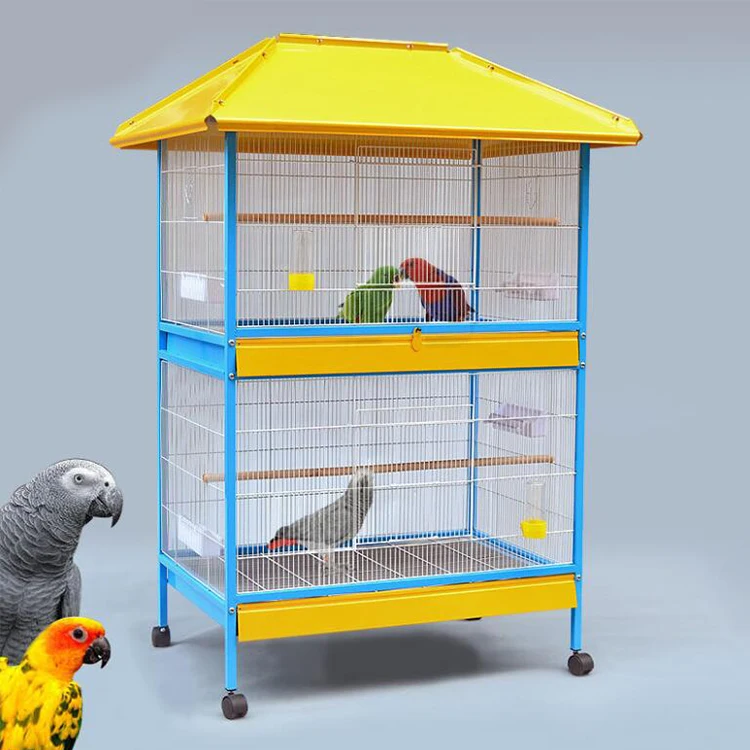 Large Black Flight waterproof roof Bird Cage Stocked Feature and Cages Cage , Carrier & House Type bird kennel