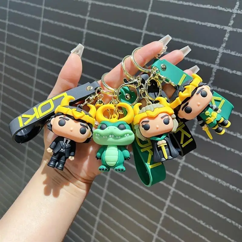 Мультфильм Марвелл Локи брелок новый дизайн Популярные персонажи фильмов фигурки