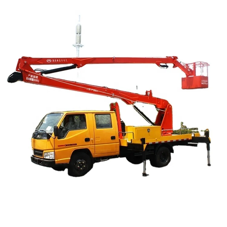 12m 14m 16m 18m 20m Hydraulic Telescopic Boom Foldable Boom Truck