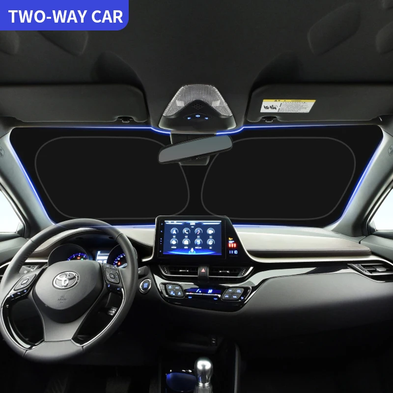 For Toyota LAND CRUISER Prado IZOA CHR hilux Folding car window sunshade Sunscreen heat insulation UV sunshade Refit