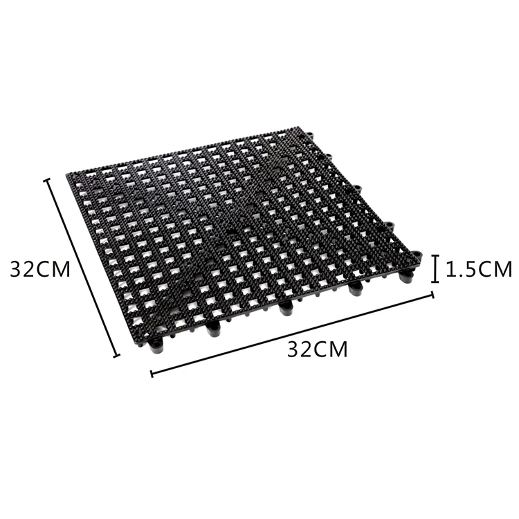 Bar Accessories Black PVC Bar Mat Plastic Bar Drain Mat