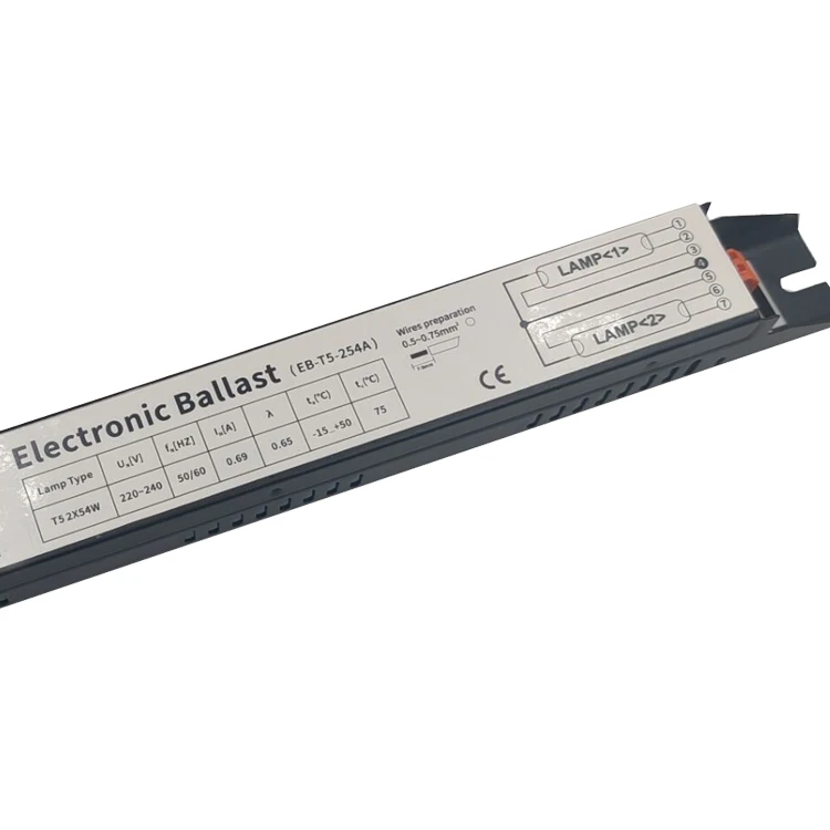 2x54w electronic ballast for  t5 Fluorescent Lamp balastro