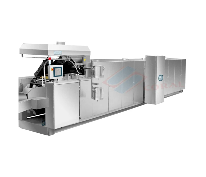 High performance Fully automatic wafer bakery line production lines and wafer biscuit for sale wafer machine line complete