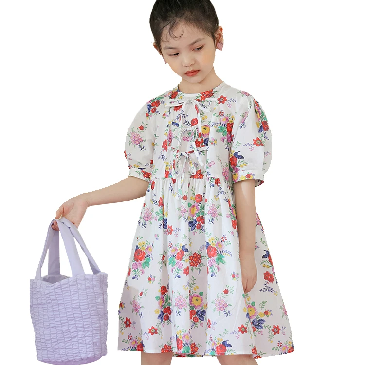 New fashion frock designs for small girls kids lovely baby dress new style