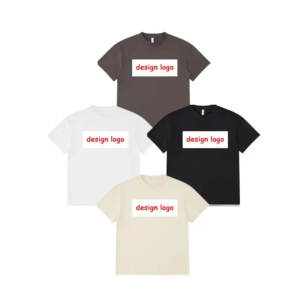 Custom Logo Plain Round Neck T-Shirts OEM White Unisex Cotton men T-Shirts Blanks