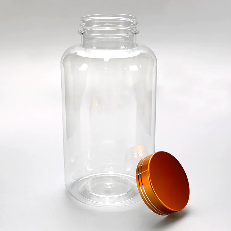 15Ml 20Ml 30Ml 50Ml Custom Pet Transparent Clear Pills Premium Medicine Plastic Capsule Bottle With Screw Cap