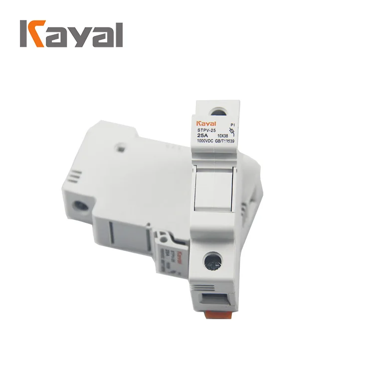 KAYAL Photovoltaic Solar Electric 1000v Thermal 1a 2a 3a 5a 10a 15a 20a 25a 32a DC Fuse Holder and Base