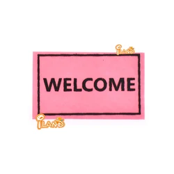 Dollhouse Miniatures Mini Welcome Doormat For Entrance Door Rug Cover Carpet Cloth Floor Diy Mats For Doll House Accessories