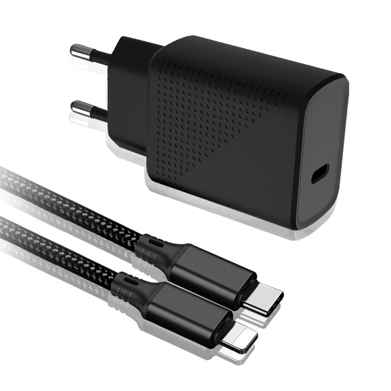 Type-C PD 20W Wall Charger Adapter Fast Charger For Phone EU US UK Charger Plug Usb C PD Wall Type-c Fast Charging Adapter