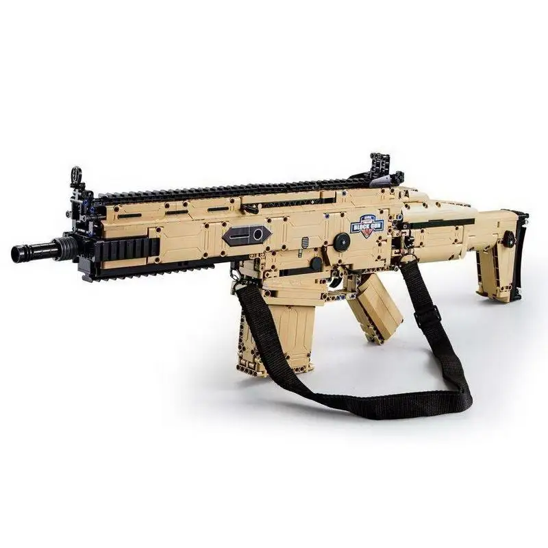 CADA C81021W Military WW2 Weapon GUN Bricks Toys SWAT Assault Rifle Models Building Blocks Technical Compatible Gun Bricks
