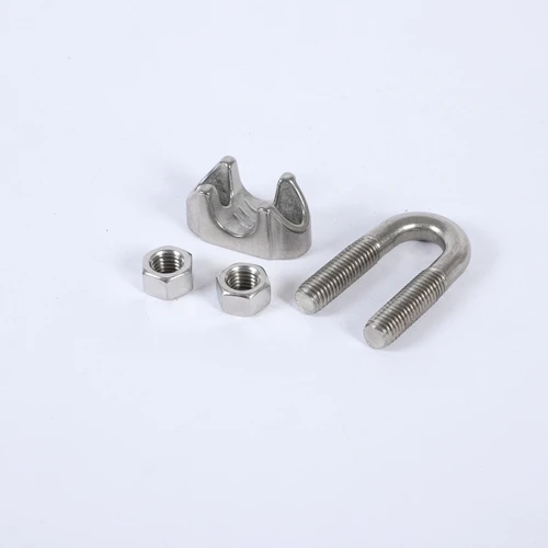 Hot Sale Factory Direct Forged U-bolt Grips Stainless Steel Wire Rope Clamp