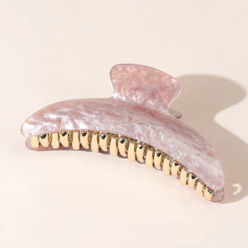 South Korea oversized hair clip pattern vertical clip grip clip coiffure acrylic hair grip hair accessories back of the head