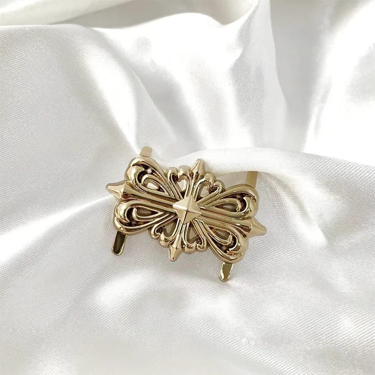 Оптовая продажа от производителя, Женская Пряжка для обуви, ювелирные изделия с индивидуальным логотипом, пряжка для обуви из цинкового сплава