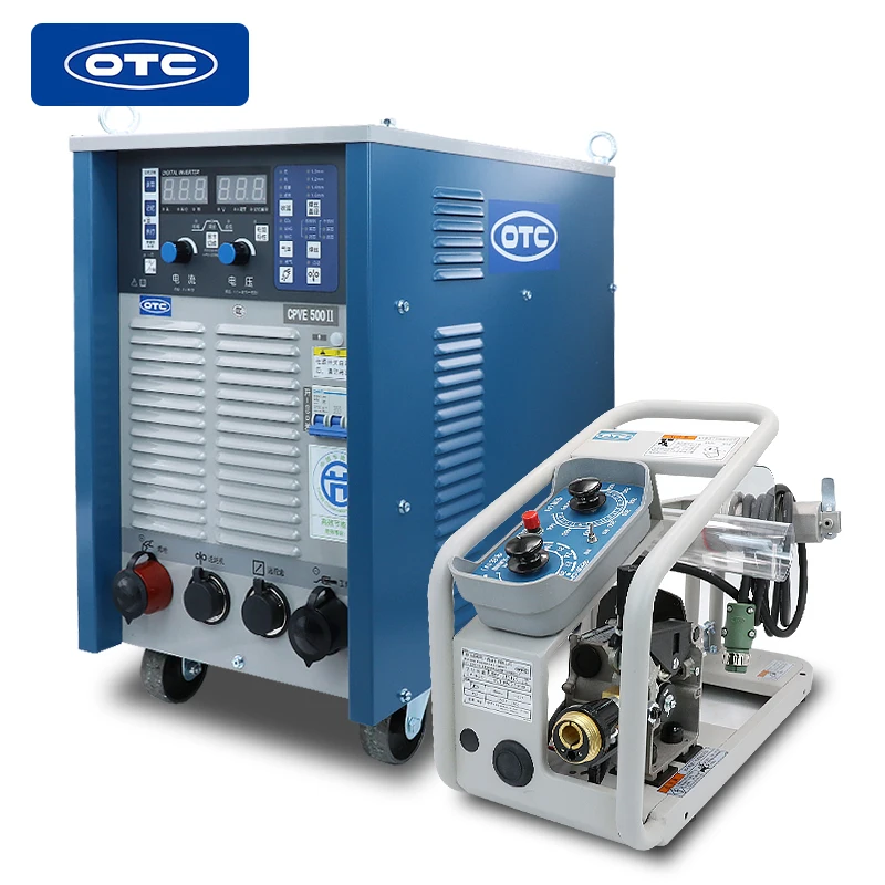 OTC two protection MIG/MAG welding machine CPVE400/500 heavy industry grade pulse stainless steel gas protection welding machine