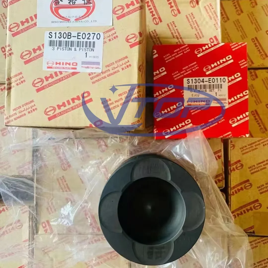 Дизельный двигатель P11C комплект поршневых колец S130BE0210 S130B-E0270 04133-E0110 для Hino поршневой