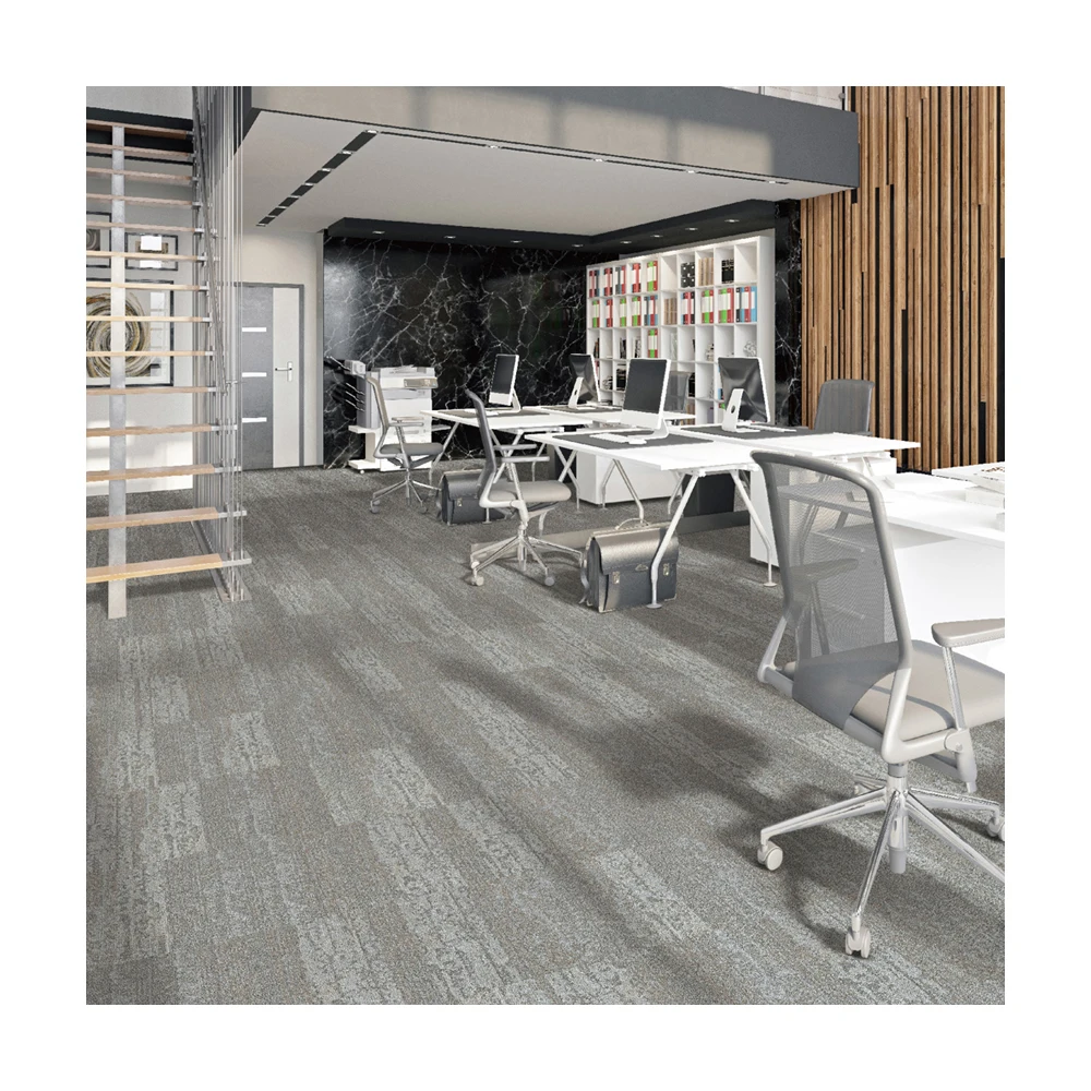 HJ Pp Surface Floor Carpet Tiles 50x50 Used in Commercial Office Hotel Living Room