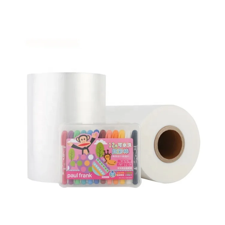 Single wound cross-linked pof heat shrink plastic film roll