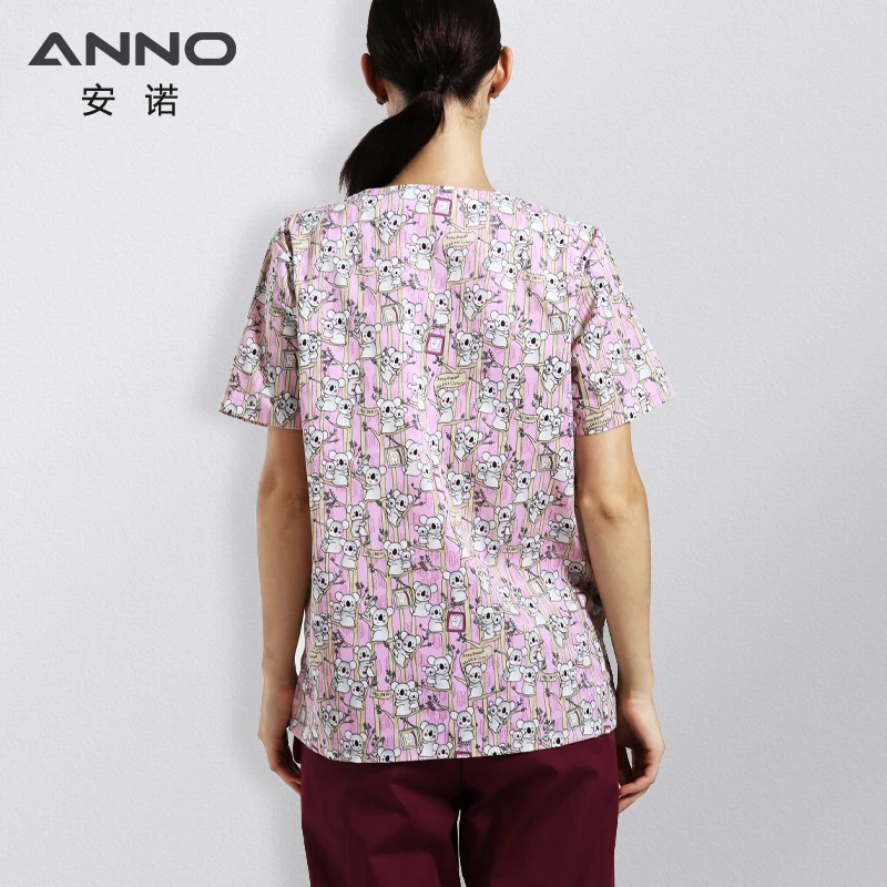 ANNO Scrubs China Made High Technology Clinic Doctor Breathable Soft Nurse Uniform Medical Scrubs philippines