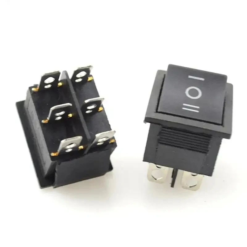 KCD11-рокерный переключатель 103/3P черный вкл-на-250 В 3а 15x10 мм 2way 3 контакта 3A250V 10*15 качающийся