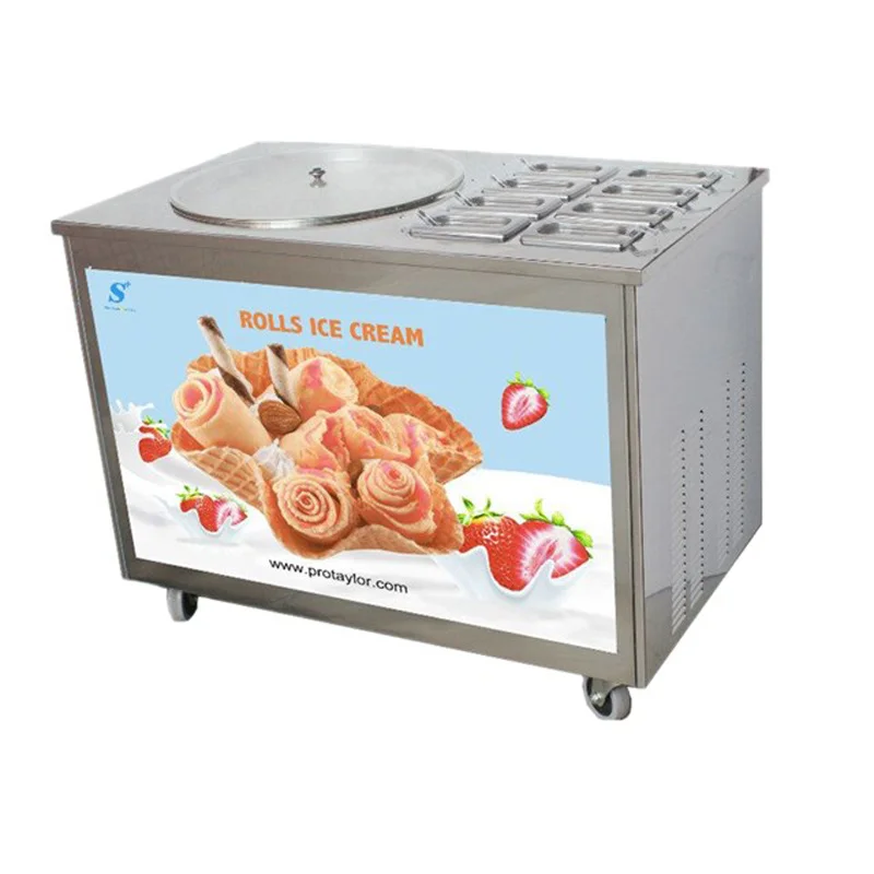Looking for products to represent 8 fruit trays roll fried ice cream roll machine