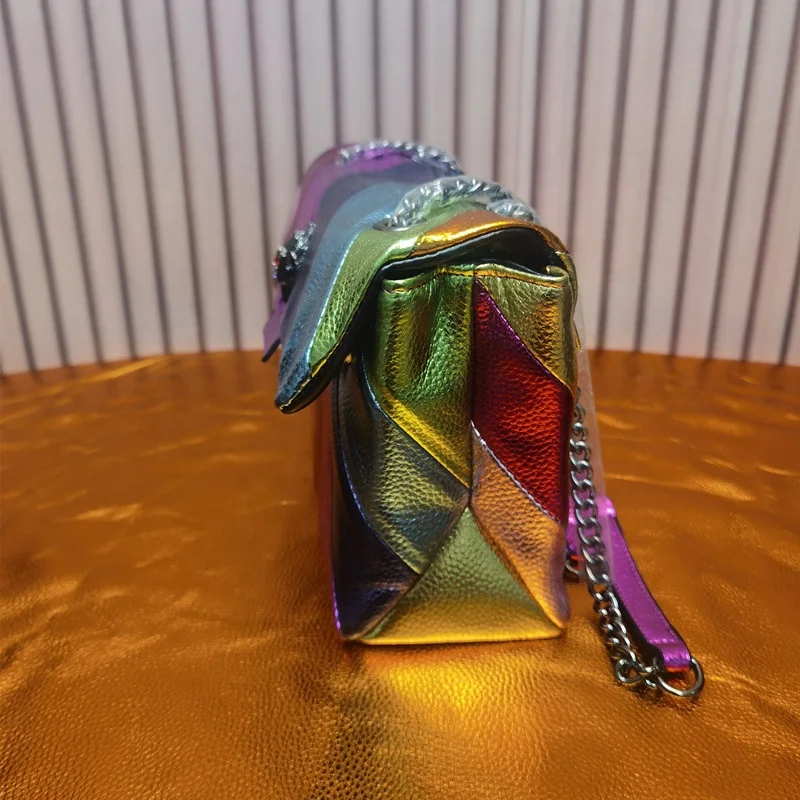 Factory Wholesale Customized logo Famous  Women HANDBAG 2023 luxury Rainbow women handbags