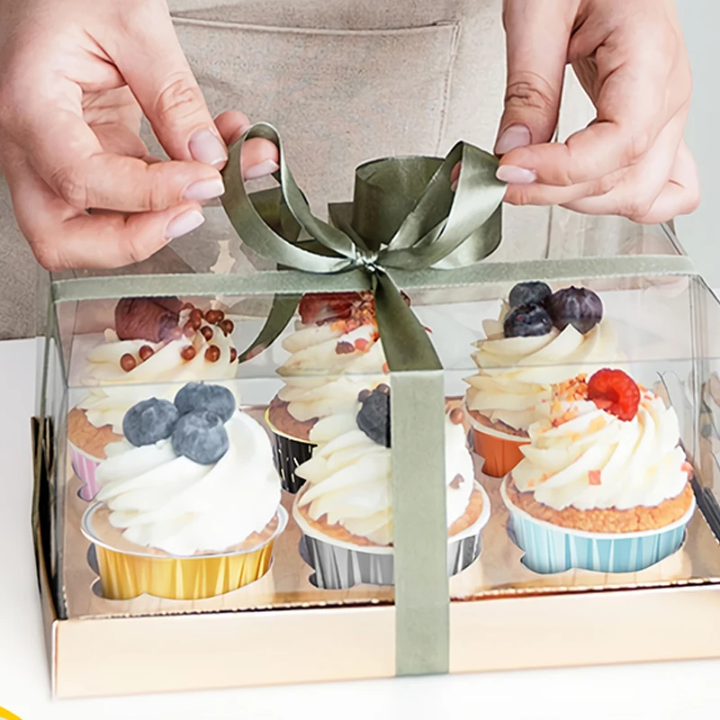 GDMEI Factory Outlet Disposable Round Baking Aluminum Foil Container Small Aluminum Cupcake Mold Foil Paper Cake Cup