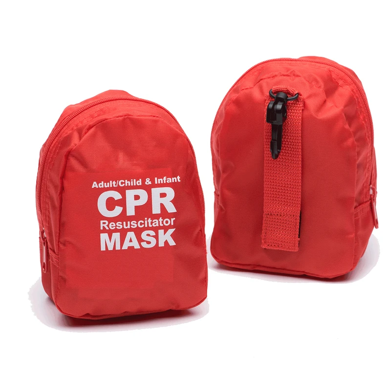 
High quality Emergency Medical Rescue Adult & Infant CPR Mask Combo Kit in Soft Case with 2 Valves 