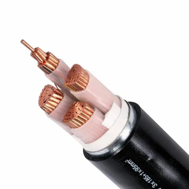 0.6/1kv 4x16mm2 4x35 4x70 4x95 4x120 4x150 4x185 cu xlpe pvc power cable