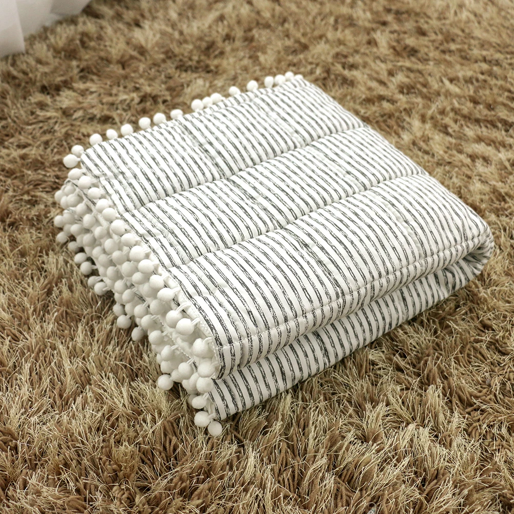 
Handmade 100% Cotton Patchwork Weighted Baby Quilt Blanket 