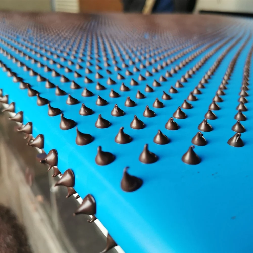 chocolate drops depositing machine  big capacity chocolate making machine chocolate chips depositor