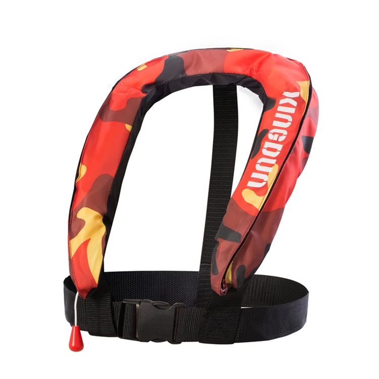 Распродажа, красочный экологически чистый Автоматический надувной спасательный жилет 75N для детей, одобрен CE