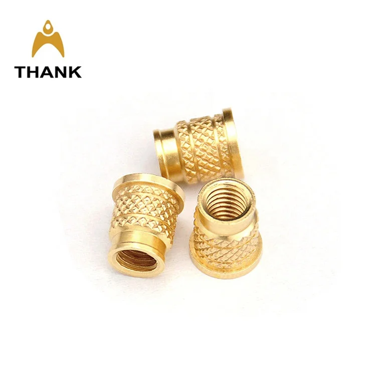 m2 m2.5 m3 m4 m5 m6 knurled threaded custom brass insert nut manufacturers