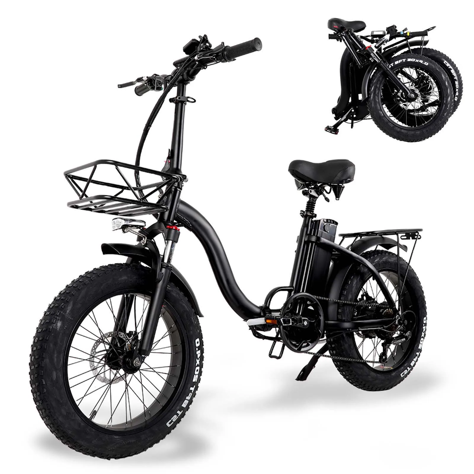  Toodi ЕС Склад складной электрический велосипед 500W 750W 48v 15Ah 20-дюймовый