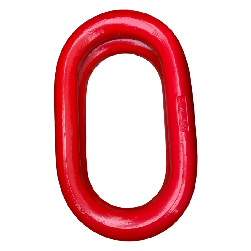 G80 A344 US Type Steel and Alloy Master Link with Flat Galvanized Finish Welded Hooks for Chain and Wire Rope Lifting Slings