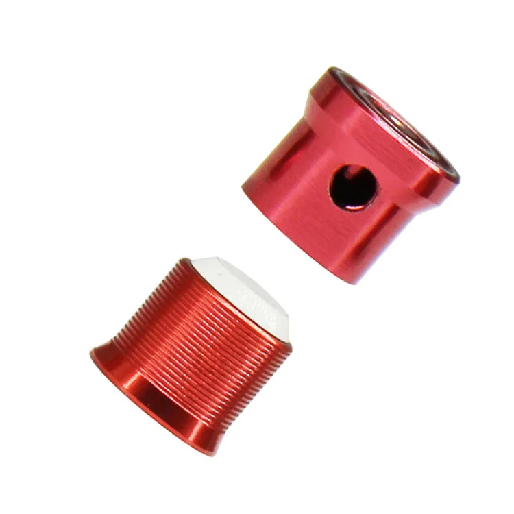 Custom Precision Anodizing Aluminum Extrusion Profile Silencer CNC Milling Turning Machining Service Parts