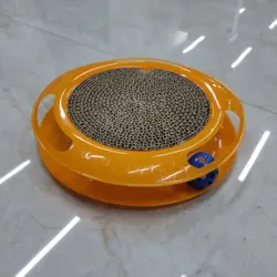 Interactive Plastic Turntable Cat Scratcher Cat Toy