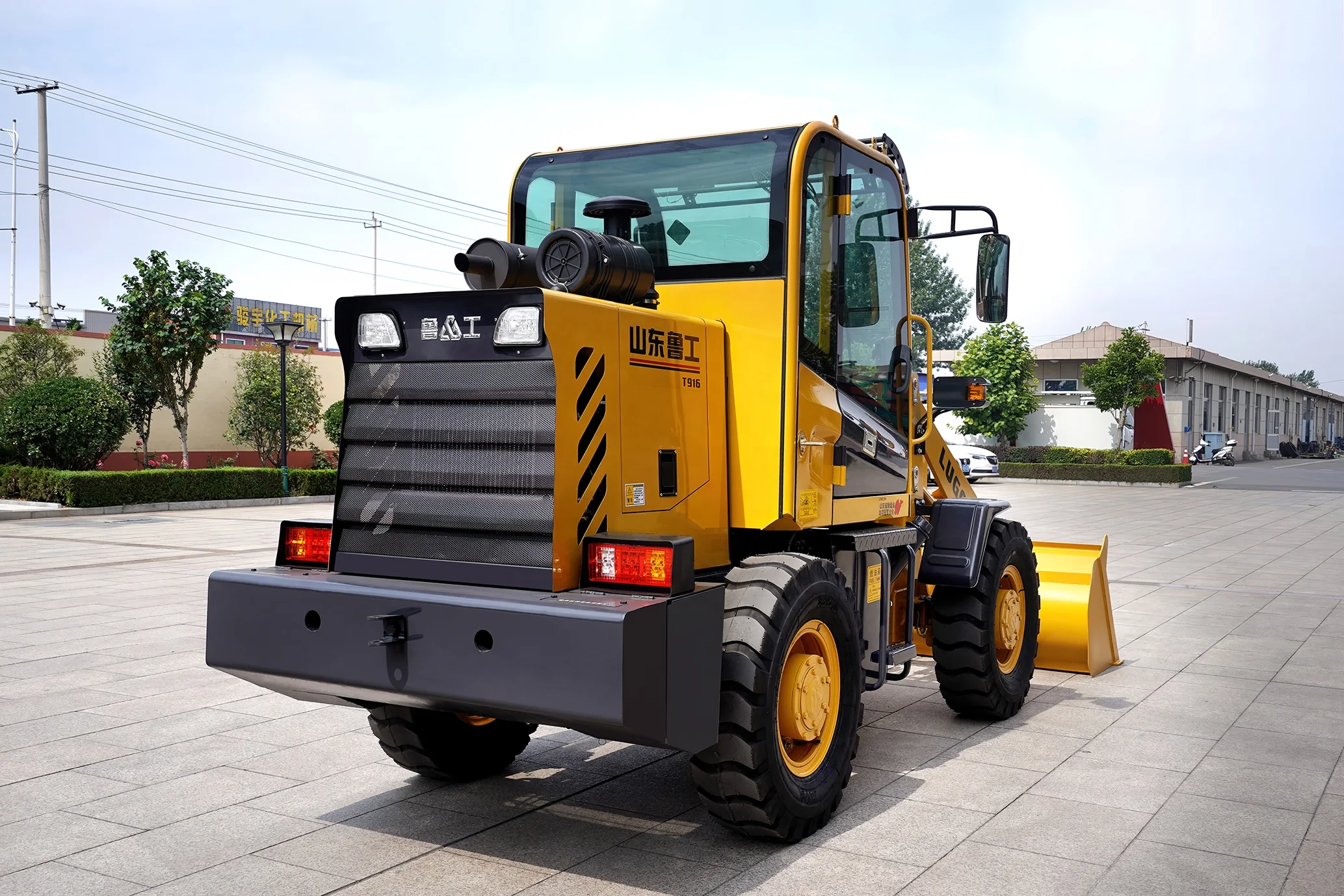LUGONG T916 Competitive Price1ton 2ton 3ton 5ton Loading Wheel Loader Chinese Mini Front Loader