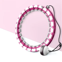 Good Quality Adults Hoops Pink Purple Smart Unisex OEM Customized Logo Color Waist Weight Material Origin Sponge Bule Exercise