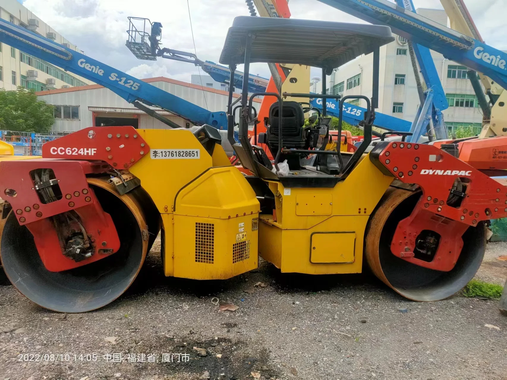 Dynapac CC624HF,road roller dynapac,3 ton dynapac road roller