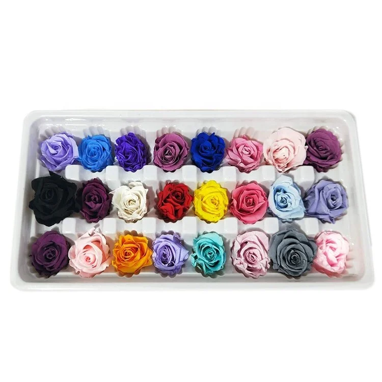 Класс консервированные розы головы измерений в пределах 2-3 см свежая консервированная Роза вечный цветок навсегда бессмертный головка