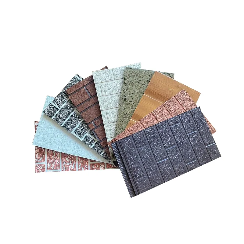 Modern Design Metal Insulation Board Prefabricated Wall Panel at Price EPS Insulated Exterior Wall Panels