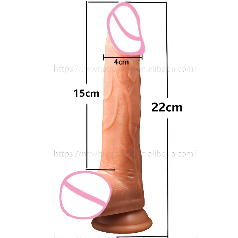 Hot Wholesale Direct To G Stop Silicone Big Realistic Thrusting Long Dildo For Women