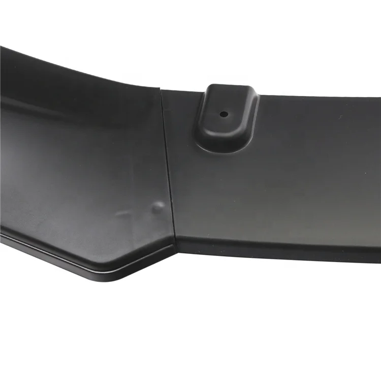 DTOUCH  3PCS  Universal Car Front Bumper Lip Body Kit Matt Black Universal Front Bumper Lip For Sedan Coupe Cars Exterior part