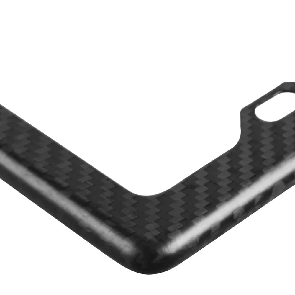 OEM carbon fiber plate Matte Gloss Finish Carbon Fiber License Plate Frame