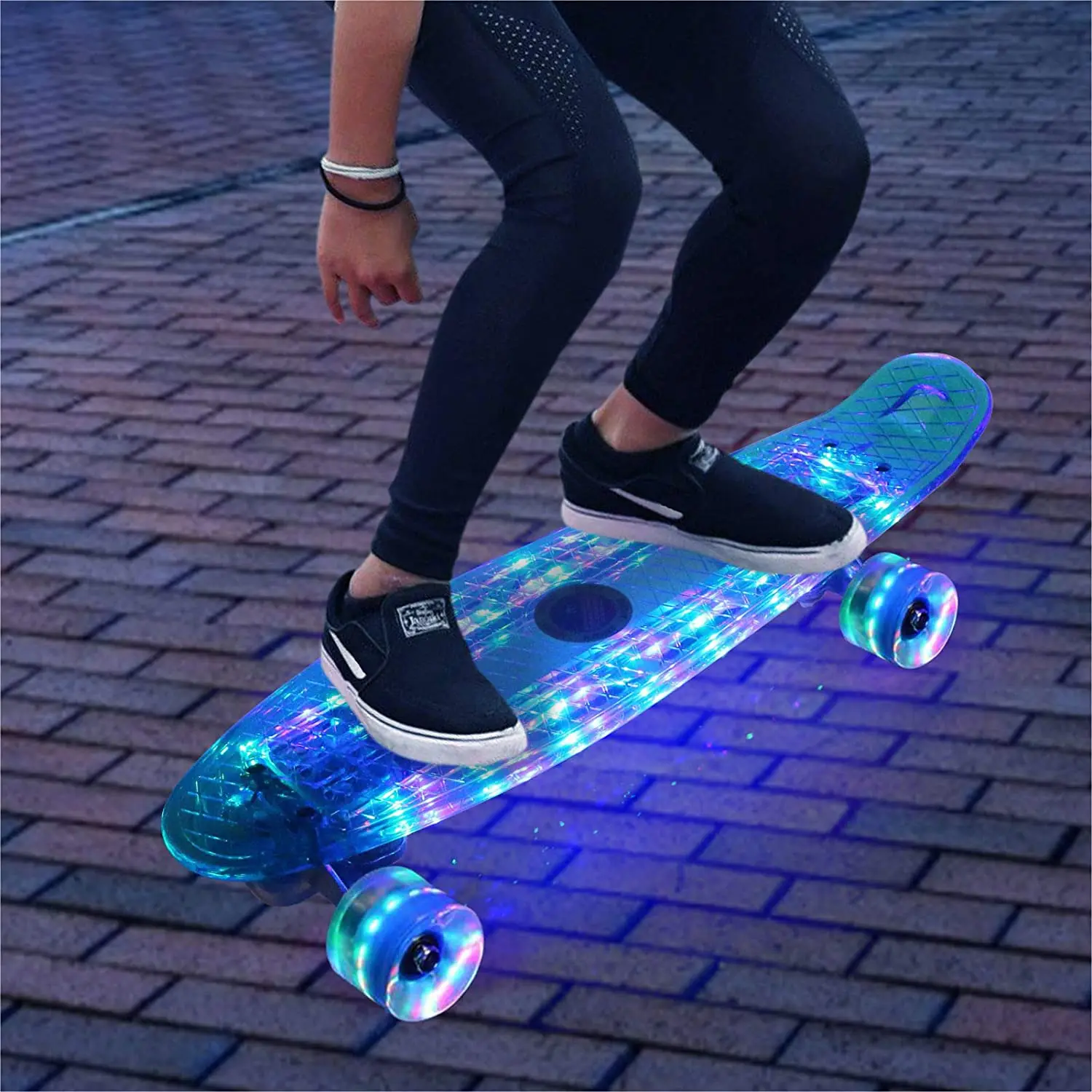 
Hot Sale Top Quality Skateboard Four Led Light Wheels 