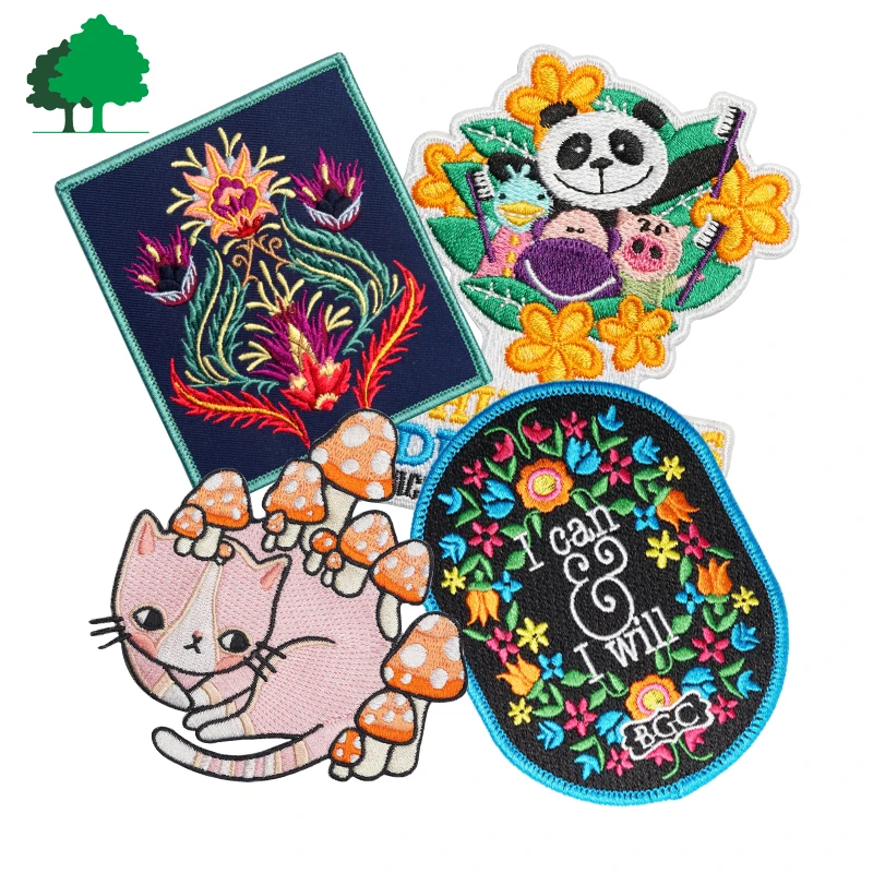 Direct factory Custom high quality cheap Handwork Design Embroidered Patch For Garment Accessory