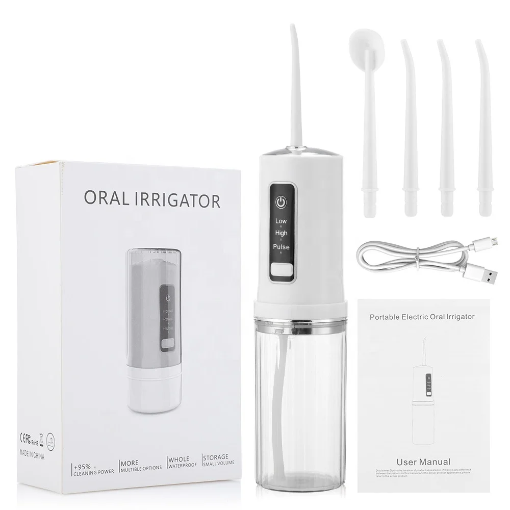 Portable Electric Dental Flosser Oral Irrigator Ipx7 Waterproof Electric Teeth Cleaning Device Home Travel Water Flosser