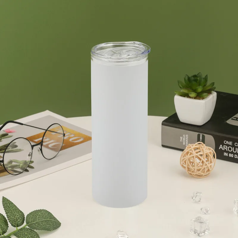 Flypeak New Arrival 12oz 16oz Clear Transparent Frosted Iridescent Sublimation Soda Can Glass Tumbler With Bamboo Lid And Straw