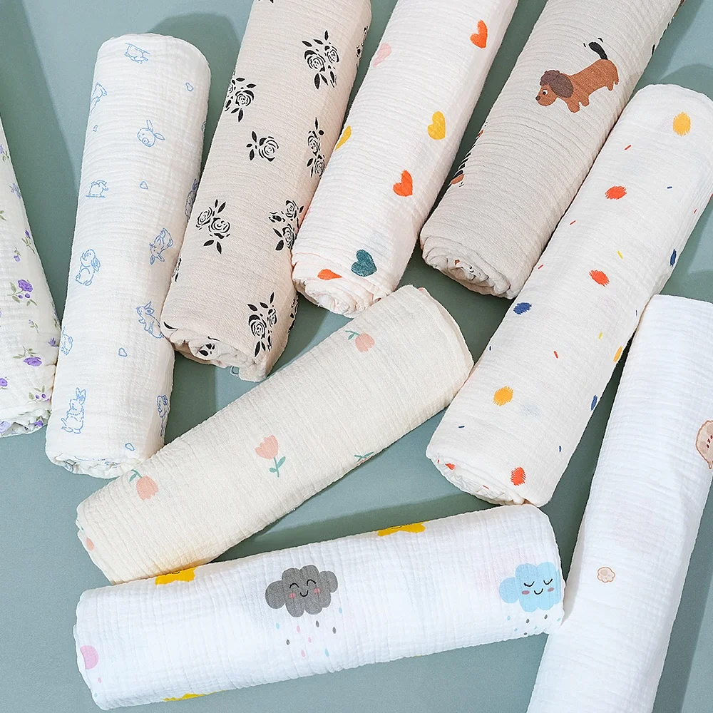 High-End Multi-Color Cotton Fabric Crepe Thin Plain Crepe Textile with Premium Options muslin printing double crepe