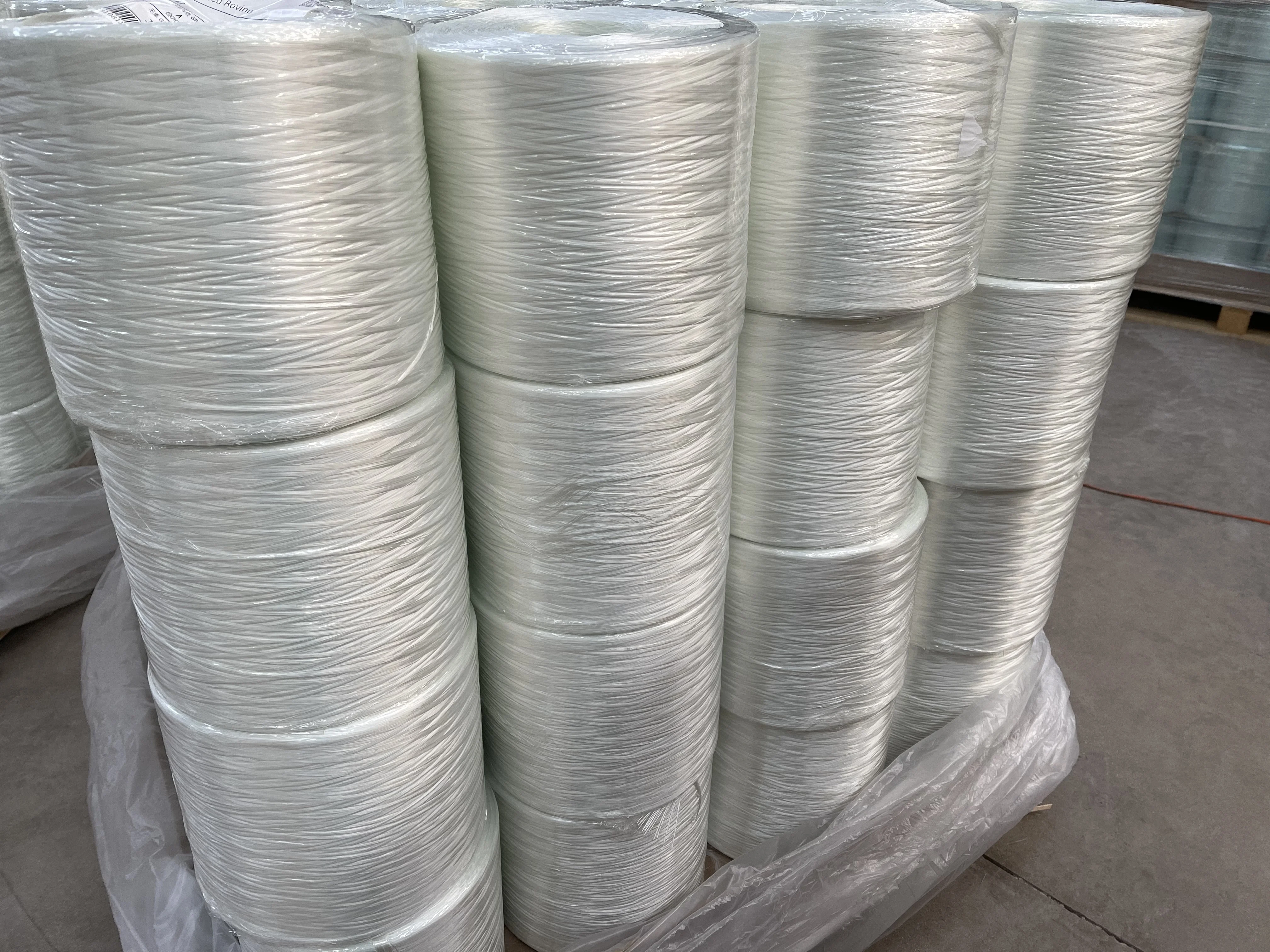 Fast Wet-out Speed ECR Assembled Glass Fiber Roving for Roofing Sheet